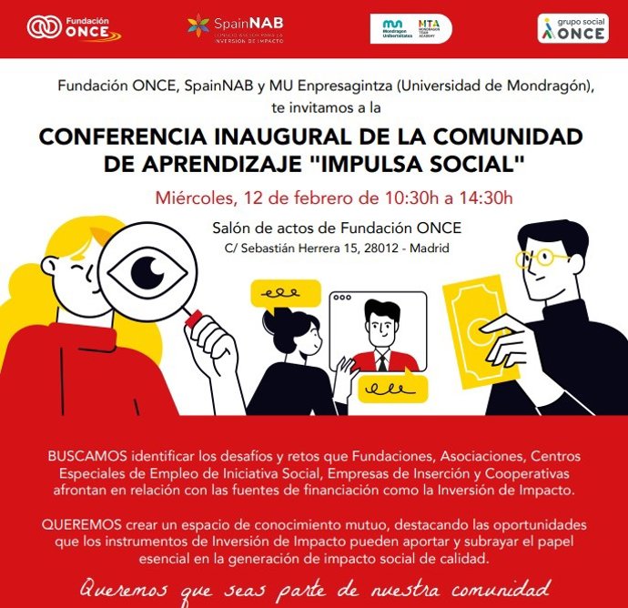 Nace 'Impulsa Social', una comunidad de aprendizaje sobre inversión para entidades sociales