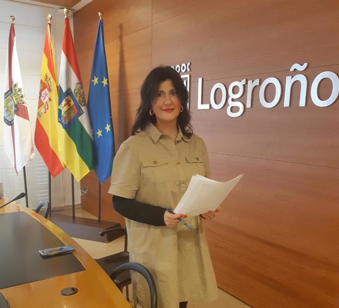 La concejala socialista en Logroño Eva Loza