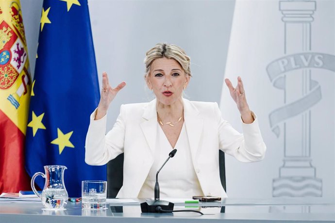La vicepresidenta segunda y ministra de Trabajo y Economía Social, Yolanda Díaz