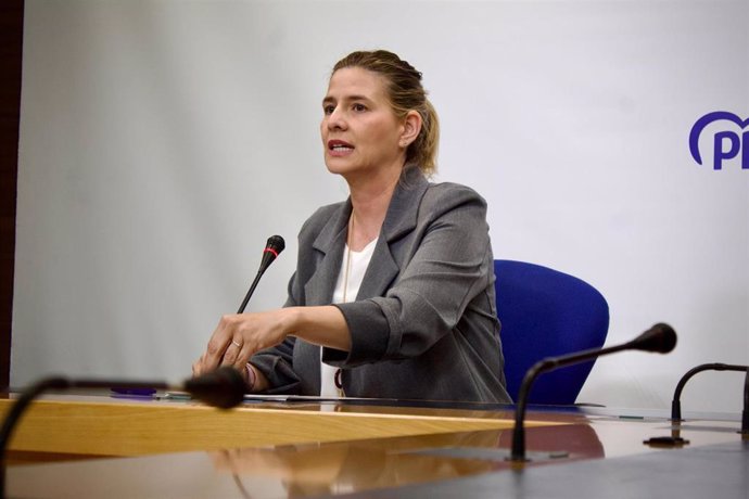 La secretaria general y portavoz parlamentaria del Partido Popular de Castilla-La Mancha, Carolina Agudo.
