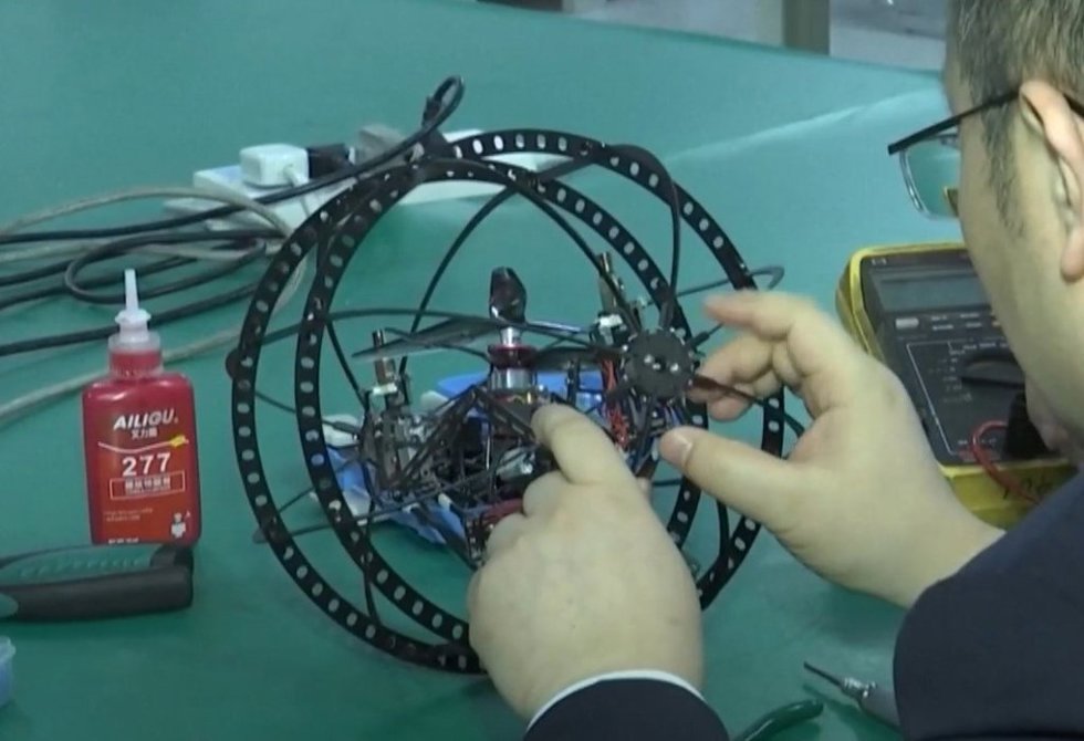 Imagen del nuevo dron aire-tierra china concebido para la exploración de Marte