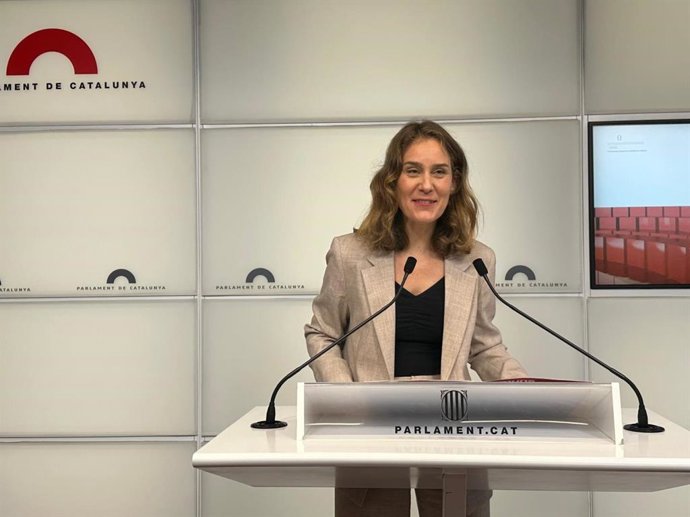 La líder de los Comuns en el Parlament, Jéssica Albiach