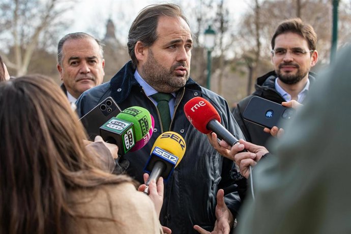El presidente regional del PP, Paco Núñez, en Talavera.