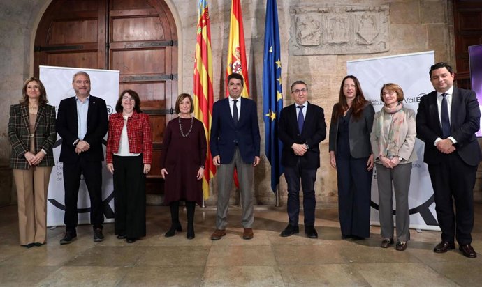 El president de la Generalitat, Carlos Mazón, en la presentación del Programa ValER