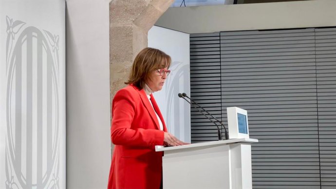 La consellera i portaveu del Govern, Sílvia Paneque