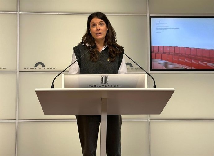 La portavoz de Junts en el Parlament, Mònica Sales