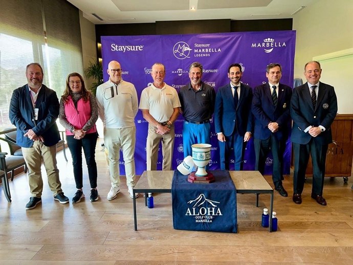 Presentación del Staysure Marbella Legends de golf, que se celebrará del 14 al 16 de febrero