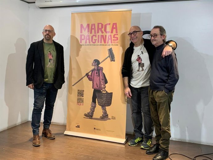 Presentación del Festival solidario 'Marca páginas'.