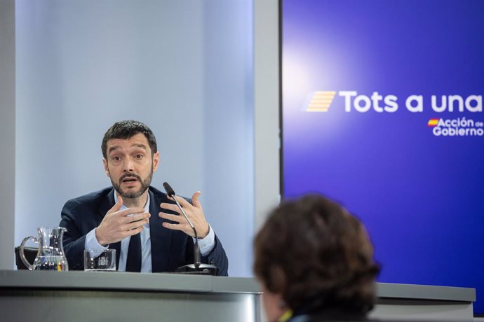 El ministre de Drets Socials, Consum i Agenda 2030, Pablo Bustinduy