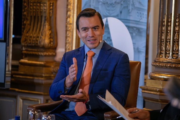 Archivo - Ecuador.- Noboa denuncia "muchísimas irregularidades" en las elecciones presidenciales de Ecuador