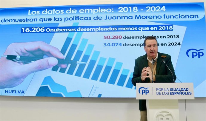 El presidente del PP de Huelva, Manuel Andrés González.