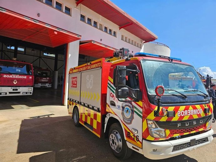 Camión de bomberos del Consorcio Provincial de Huelva.
