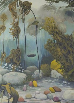 Una de las obras que Ana Martínez presenta en la exposición 'Ebria de carne azul'.
