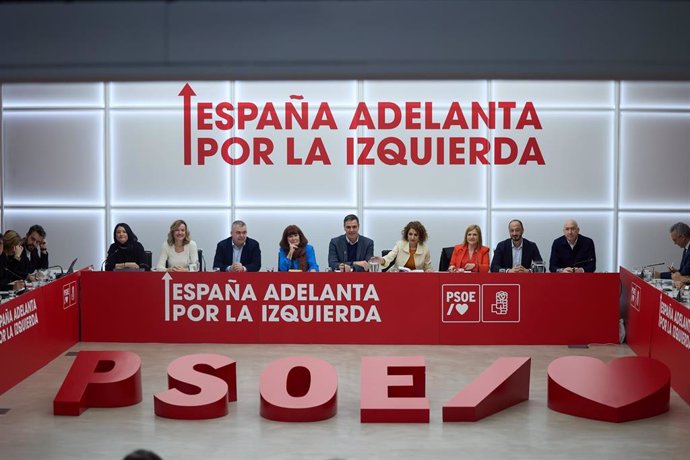 La Comisión Ejecutiva Federal en la sede federal del PSOE, a 27 de enero de 2025, en Madrid (España).