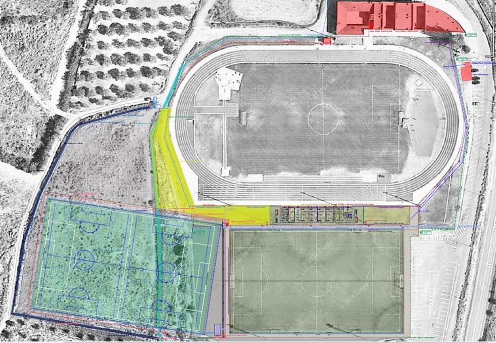 Aprobado el proyecto para la construcción del nuevo campo de fútbol de césped artificial pistas atletismo de Calahorra