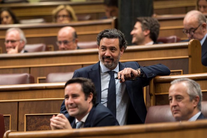 Archivo - El diputado del PP Guillermo Mariscal durante una sesión plenaria, en el Congreso de los Diputados, a 26 de noviembre de 2024, en Madrid (España). 