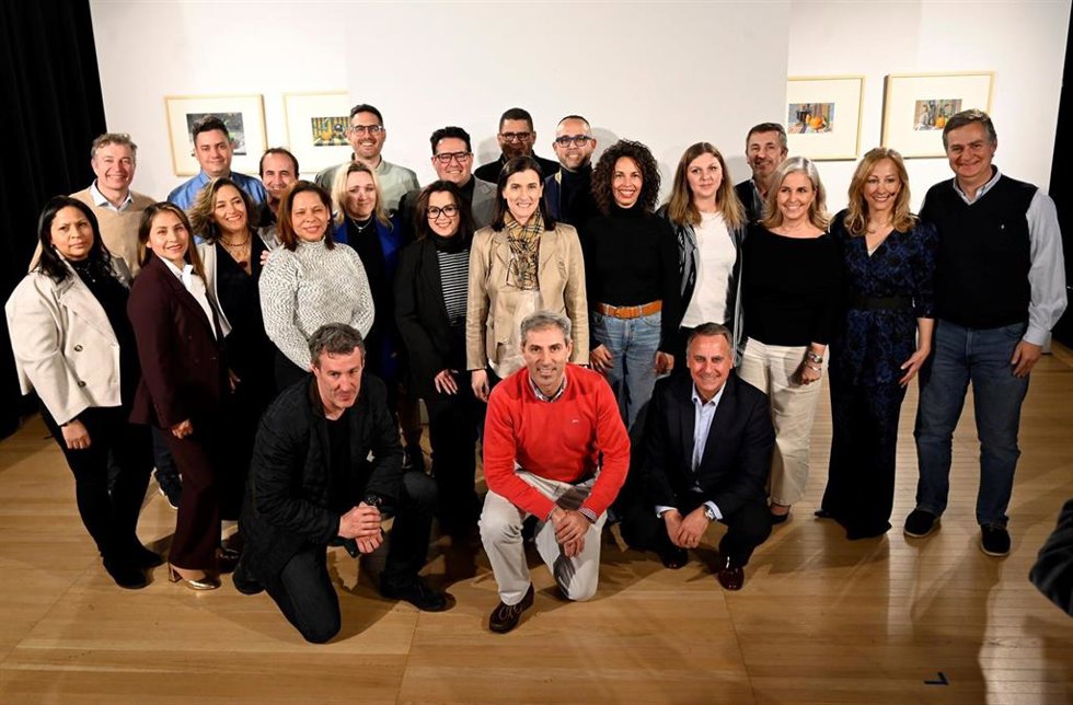 Presentación de proyectos de Coworking en imagen de archivo
