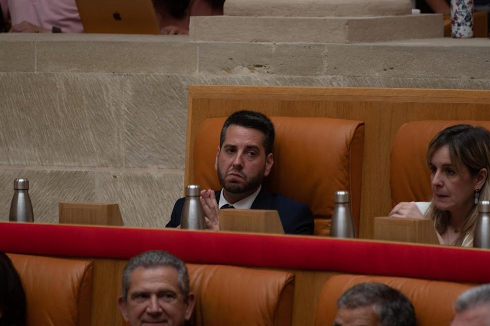 Archivo - El portavoz del PSOE, Javier García