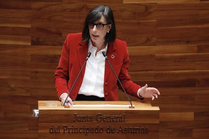 Archivo - La consejera de Transición Ecológica, Industria y Desarrollo Económico del Gobierno asturiano, Nieves Roqueñí. 