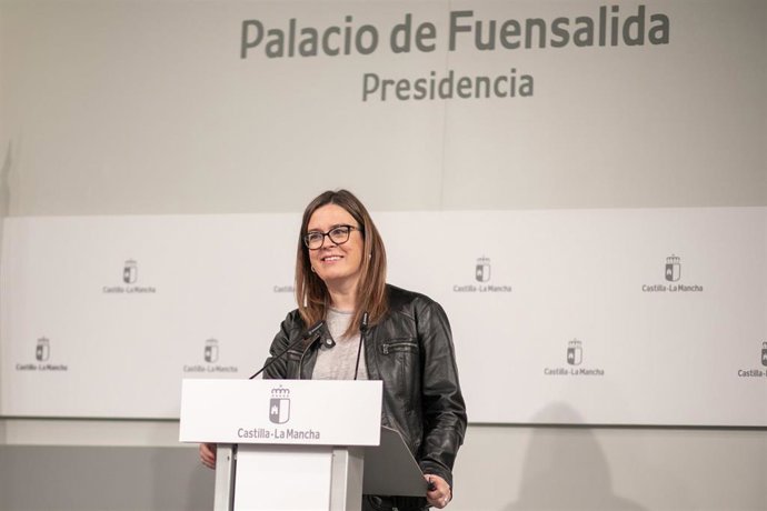 La portavoz del Gobierno de C-LM, Esther Padilla.