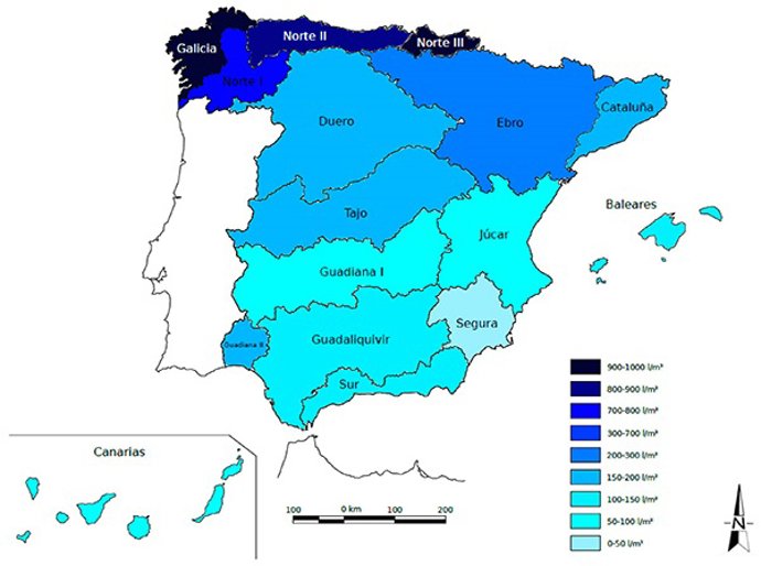 Desarrollan un método de cálculo para países de las reservas renovables de aguas subterráneas en condiciones naturales.