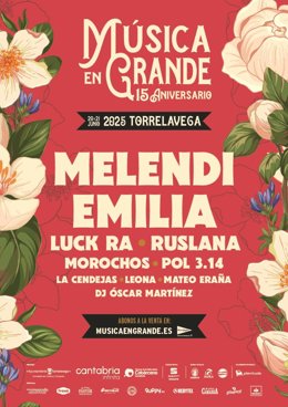 Cartel de Música en Grande 2025