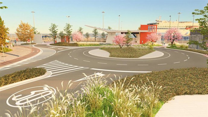 Archivo - Infografía del proyecto de renovación del acceso al Puerto de Santander por Antonio López