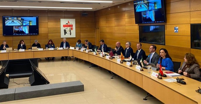 El consejero de Salud, Juan José Pedreño, participa en la reunión de la Comisión de Recursos Humanos del Sistema Nacional de Salud.