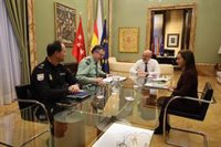 Primera reunión conjunta de Delegación del Gobierno con los nuevos jefes de Policía Nacional y Guardia Civil en Madrid