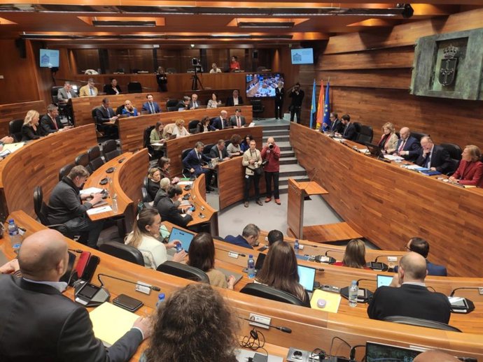 Archivo - Pleno de la Junta General del Principado de Asturias