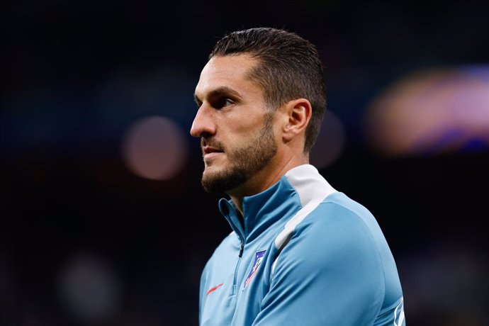 Jorge Resurreccion Koke of Atletico de Madrid looks on during the Spanish League, LaLiga EA Sports, football match played between Real Madrid and Atletico de Madrid at Santiago Bernabeu stadium on February 8, 2025, in Madrid, Spain.