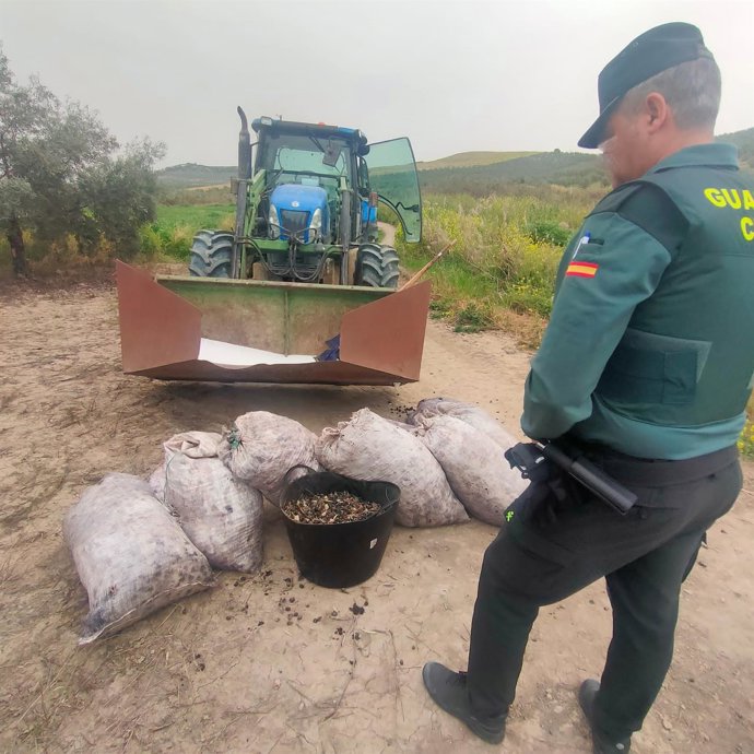 Un agente de la Guardia Civil en una imagen de archivo.