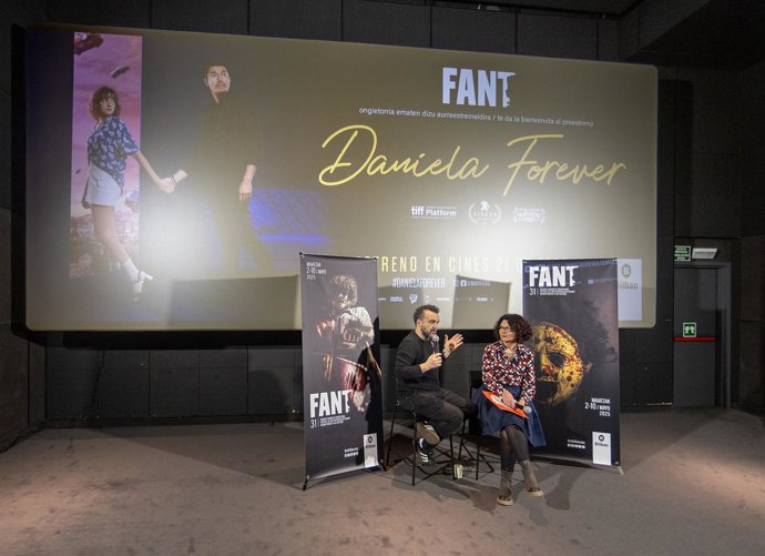 Nacho Vigalondo eta Amaia Domingo