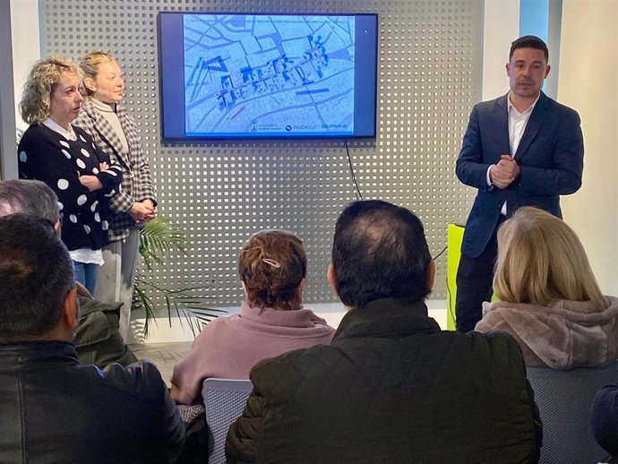 Entidades comerciales y vecinales conocen otra fase de la remodelación de la calle Nuestra Señora del Águila (La Mina)