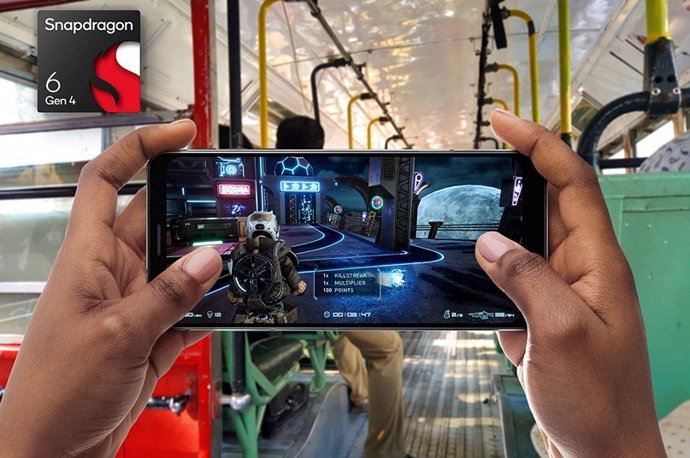 Recurso de un móvil con el procesador Snapdragon 6 Gen 4