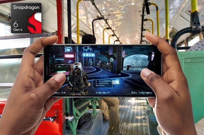 Recurso de telefone celular com processador Snapdragon 6 Gen 4