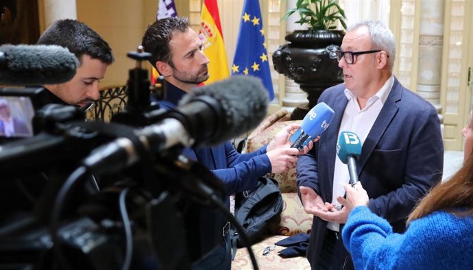 El portavoz de MÉS per Mallorca en el Consell insular, Jaume Alzamora.