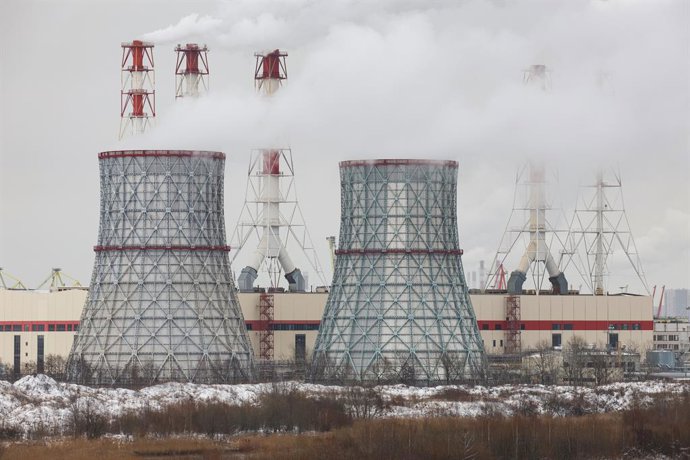 Imagem de arquivo de uma usina de energia em São Petersburgo, Rússia.