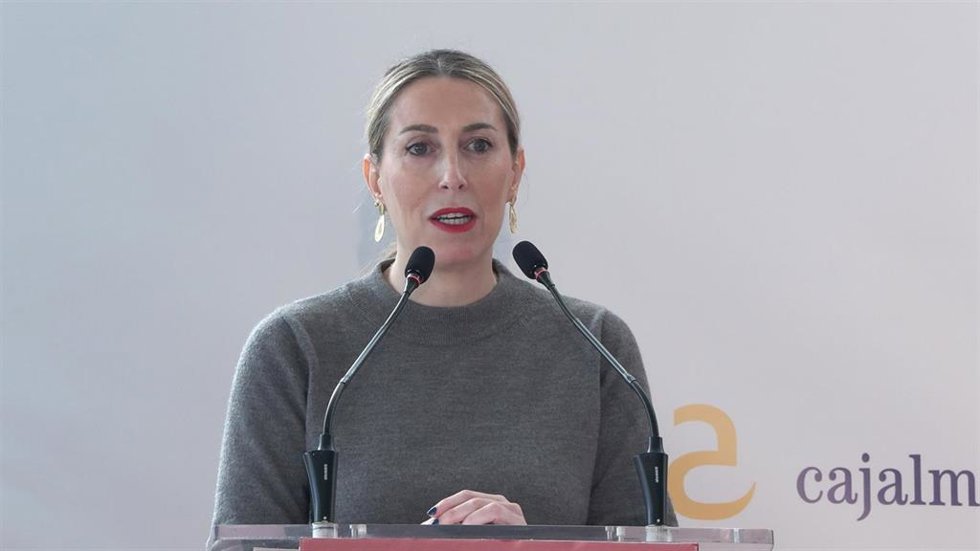 La presidenta de la Junta de Extremadura, María Guardiola, en una imagen de archivo