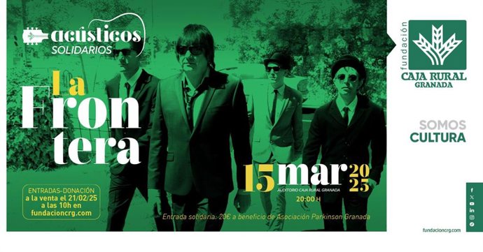 Cartel del Acústico Solidario de La Frontera