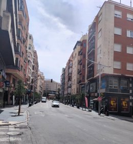 Archivo - Una calle del centro de Jaén.