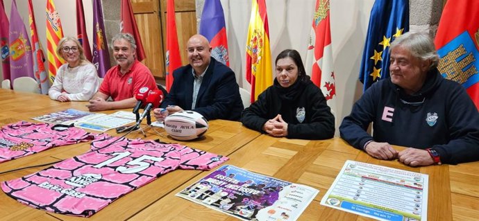 Un momento de la presentación del Festival de Rugby inclusivo de Ávila.