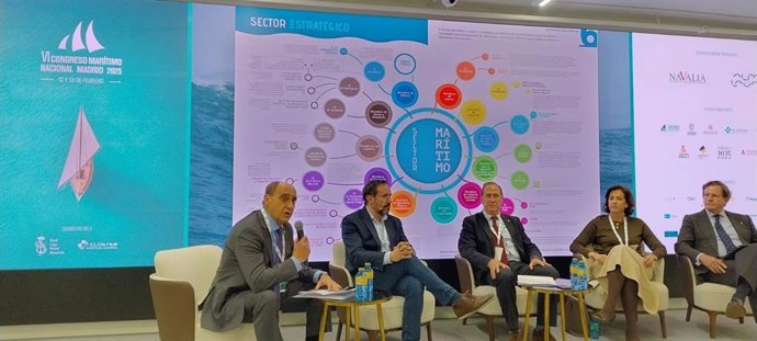 El conseller del Mar y del Ciclo del Agua, Juan Manuel Lafuente, participa en el VI Congreso Marítimo Nacional.