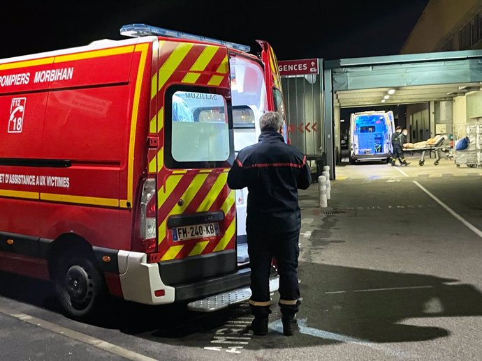 Archivo - Arxiu - Imatge d'arxiu d'una ambulància a França