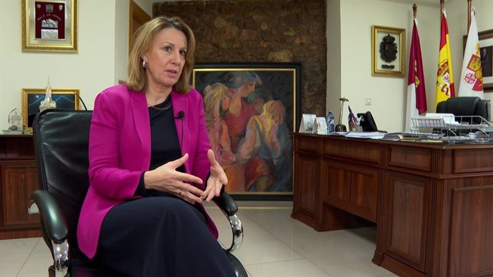 La alcaldesa de Almadén, Raquel Jurado.