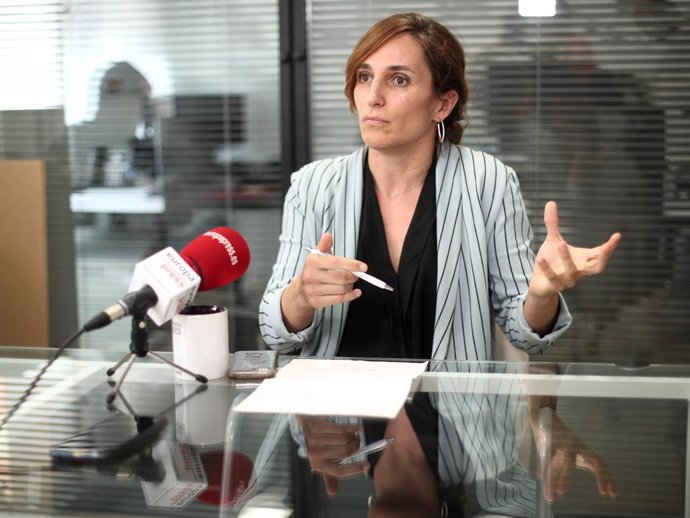 Archivo - La recién elegida líder de Más Madrid en la Comunidad de Madrid, Mónica García, durante una entrevista para Europa Press, en Madrid (España) a 17 de julio de 2020.