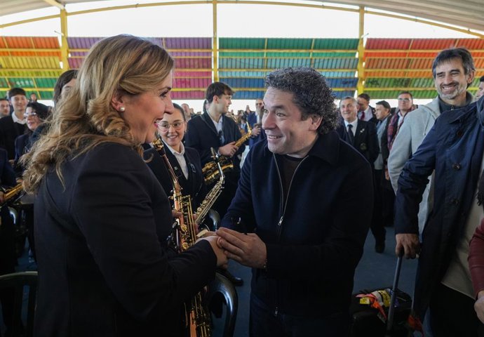 El director de orquesta y músico Gustavo Dudamel en València