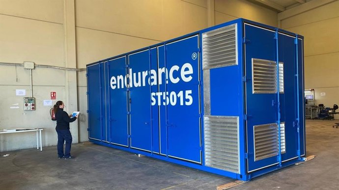 La batería de Endurance Motive de 5 MWh va destinada a proyectos de almacenamiento energético de grandes dimensiones
