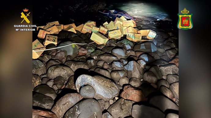 Interceptados más de 2.000 kilos de hachís en la costa norte de Tenerife