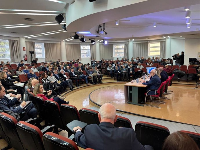 Jornada 'La gestión de las aguas subterráneas en las masas declaradas en riesgo' celebrada en Ciudad Real.